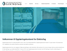 Tablet Screenshot of elektrofag.org